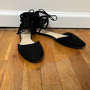 Nine West Black Flats